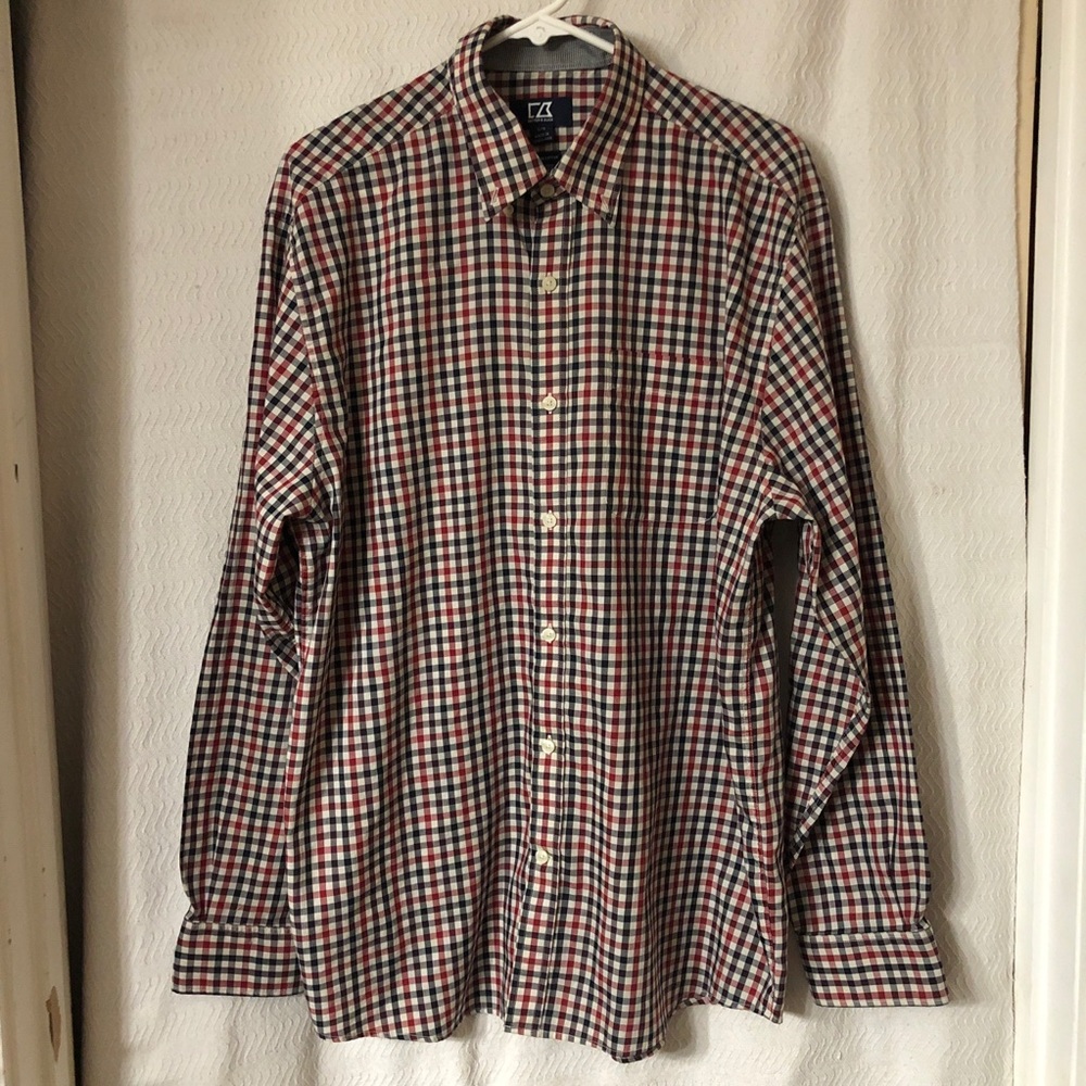 Men’s Cutter & Buck Long Sleeve Dress Shirt (A1)